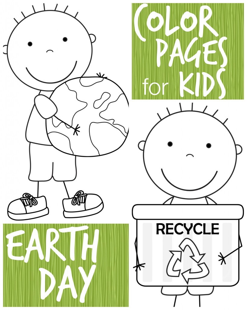 FREE Earth Day pages for Kids