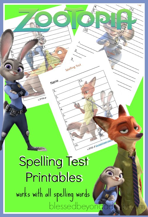 FREE Spelling Printables