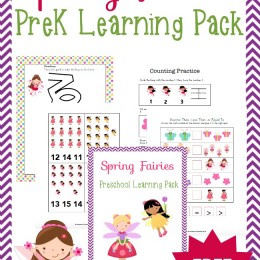 FREE PreK Learning Pack