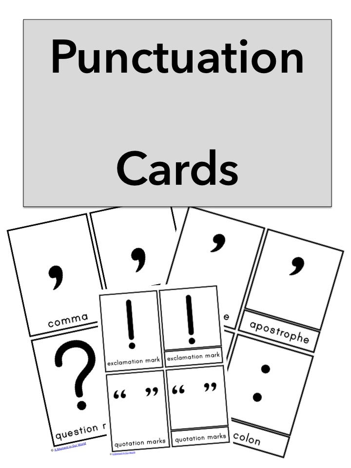 FREE Punctuation Cards