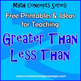 FREE Printables and Ideas for Teaching Greater Than Less Than