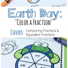 FREE Earth Day Fraction Math Pack