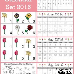 FREE Flower Calendar