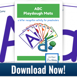 Free ABC Playdough Mats