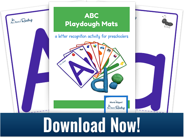 Free ABC Playdough Mats