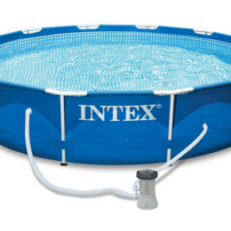 Intex 12' X 30" Metal Frame Pool Set Only $96! (Reg. $180!)