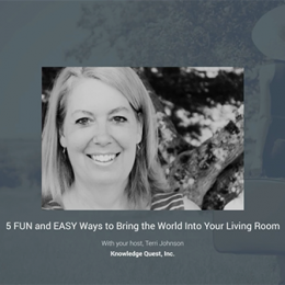 Free 5 Fun & Easy Ways to Bring the World Into Your Living Room Video Series