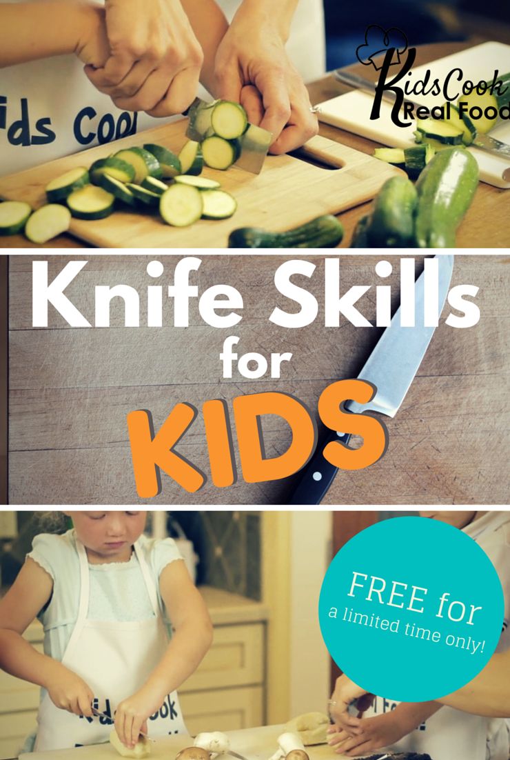 Free Knife Skills Lessons for Kids