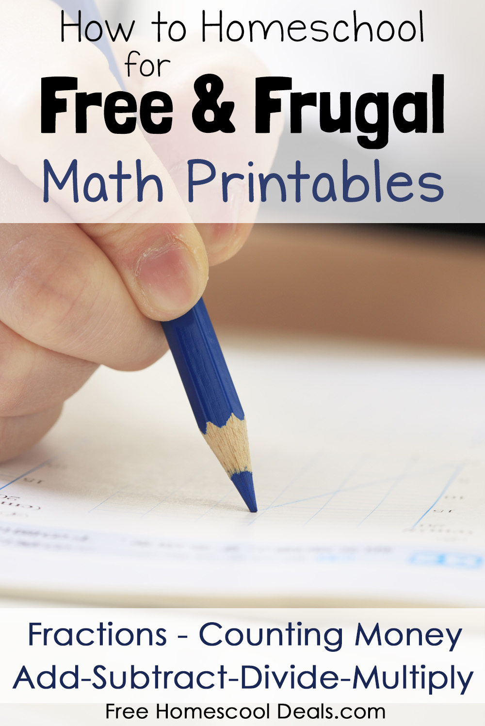 How to Homeschool Free and Frugal Math Printables