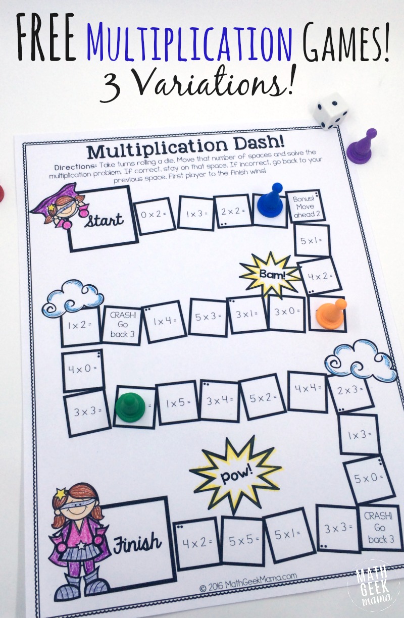 Free Multiplication Games