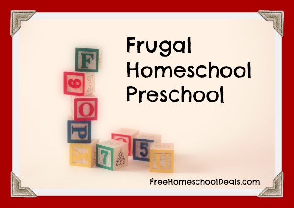 Frugal Homeschool Preschool