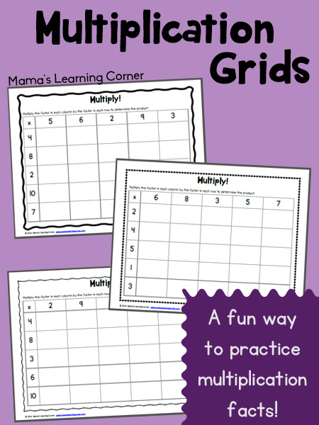 Multiplication Grids