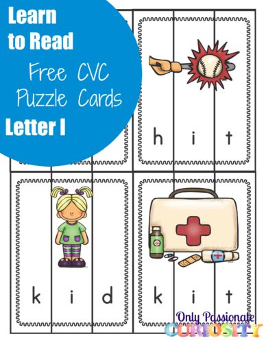 FREE CVC Puzzle Cards