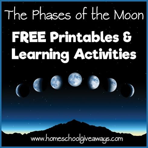 FREE Phases of the Moon Printables & Learning Activities