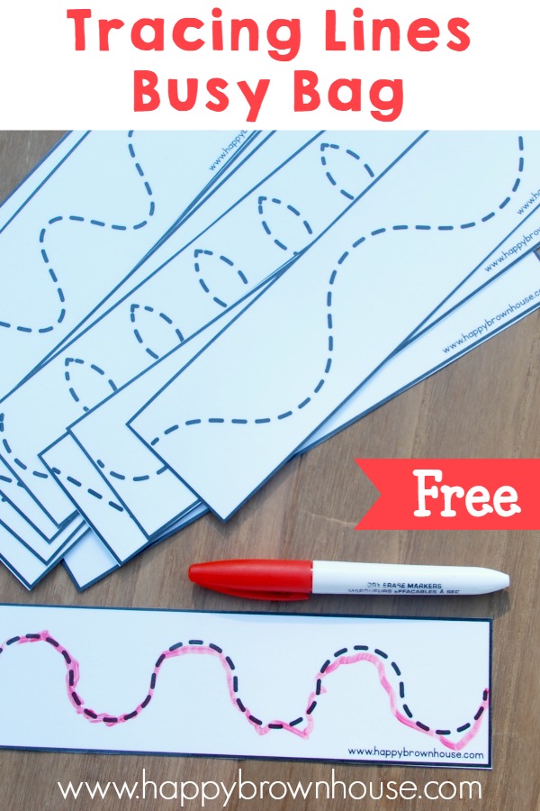 FREE Tracing Lines Printables