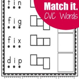 FREE CVC Words Pack