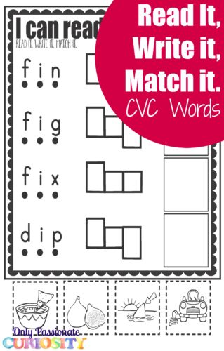 FREE CVC Words Pack