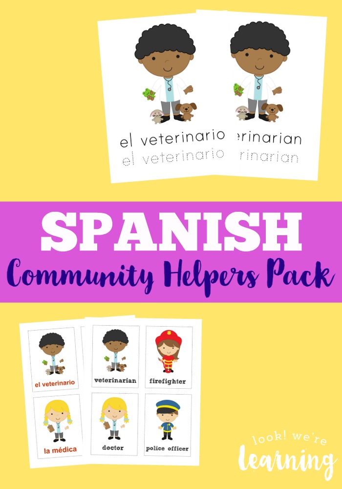 FREE Spanish Community Helpers Pack