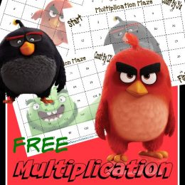 FREE Multiplication Math Printables