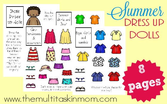 FREE Summer Themed Dress Up Set