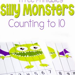 FREE Silly Monsters Count to 10