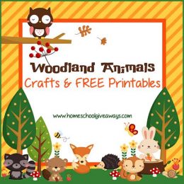 FREE Woodland Animals Crafts and Printables