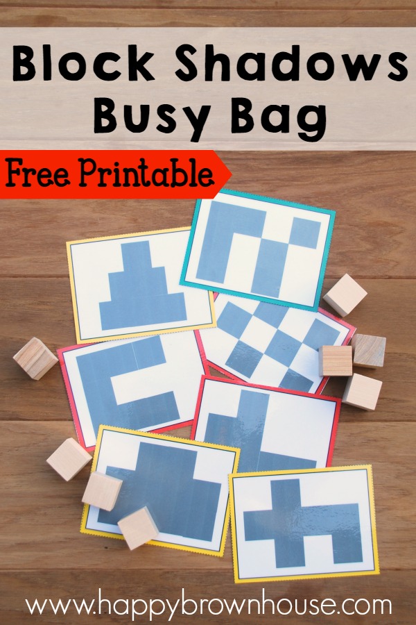 FREE Block Shadow Busy Bags