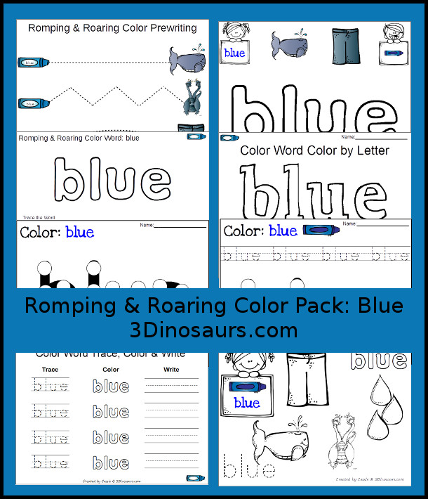 FREE Blue Printables Pack