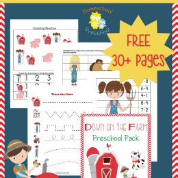 FREE PreK Farm Pack