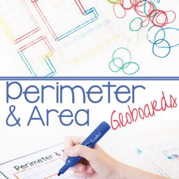 FREE Perimeter and Area Geo-boards