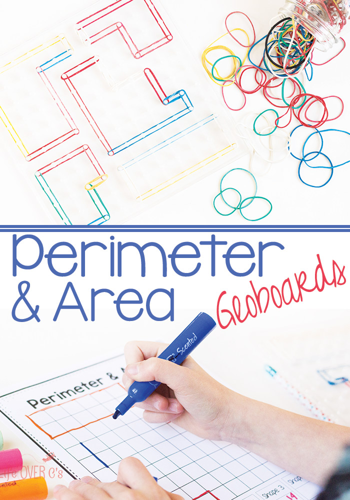 FREE Perimeter and Area Geo-boards 