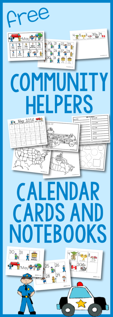 FREE Community Helper Cards