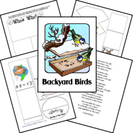 FREE Backyard Birds Lapbook