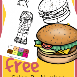 FREE Color By Number Printables
