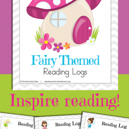 FREE Fairy Themed Reading Logs