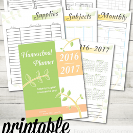 FREE Homeschool Planner