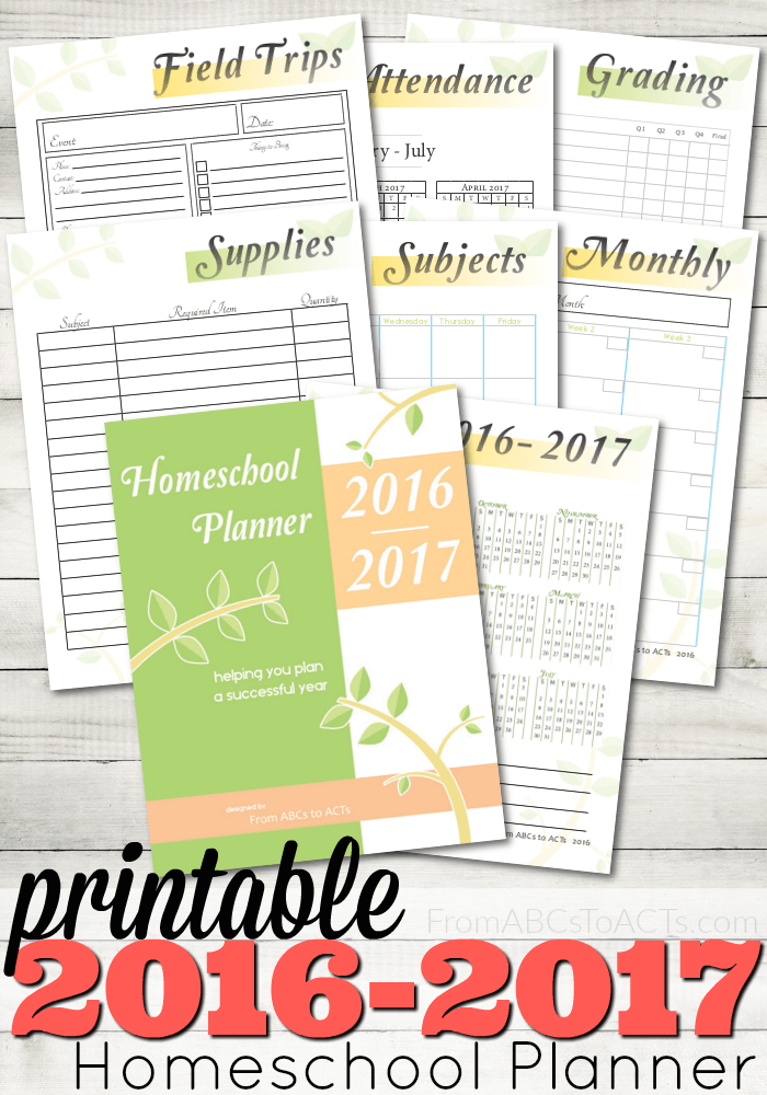 FREE Homeschool Planner