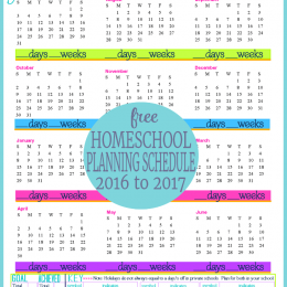 FREE Homeschool Planners