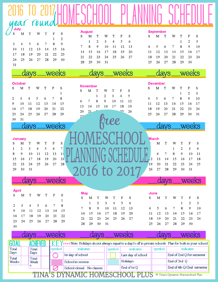 FREE Homeschool Planners