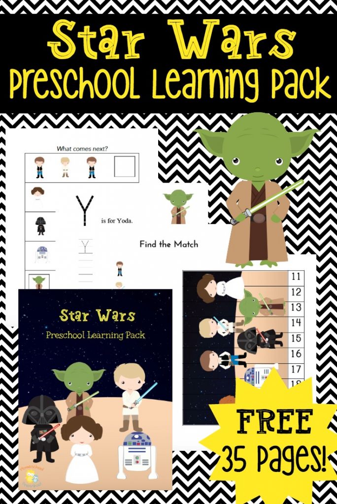 FREE Preschool Star Wars Pack