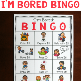 FREE I'm Bored Bingo Pack