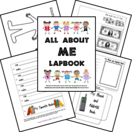 FREE All About Me Lapbooks