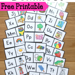 FREE Alphabet Dominoes