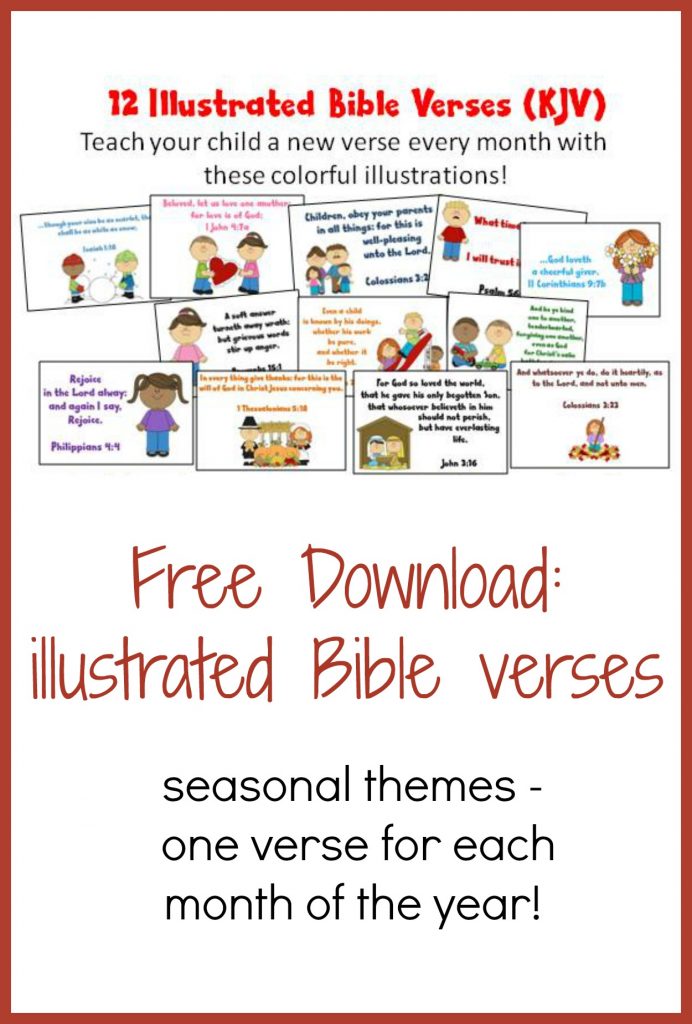 FREE Bible Verse Printables