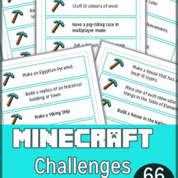FREE Minecraft Math Cards