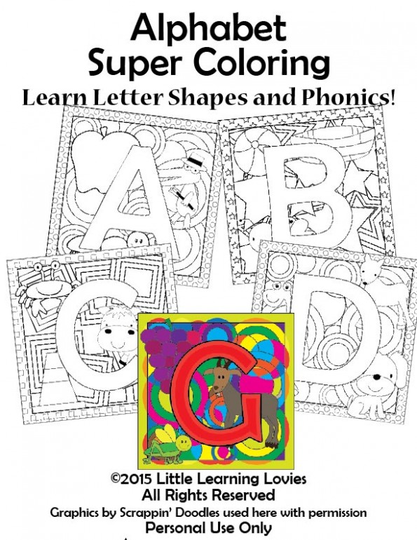 FREE Alphabet Coloring Pages