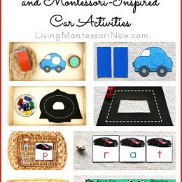 FREE Montessori Car Activities