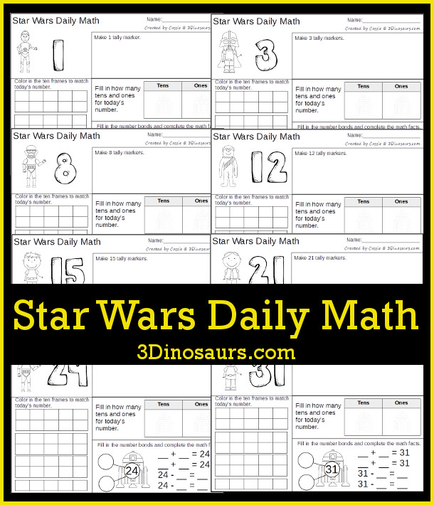 FREE Star Wars Math