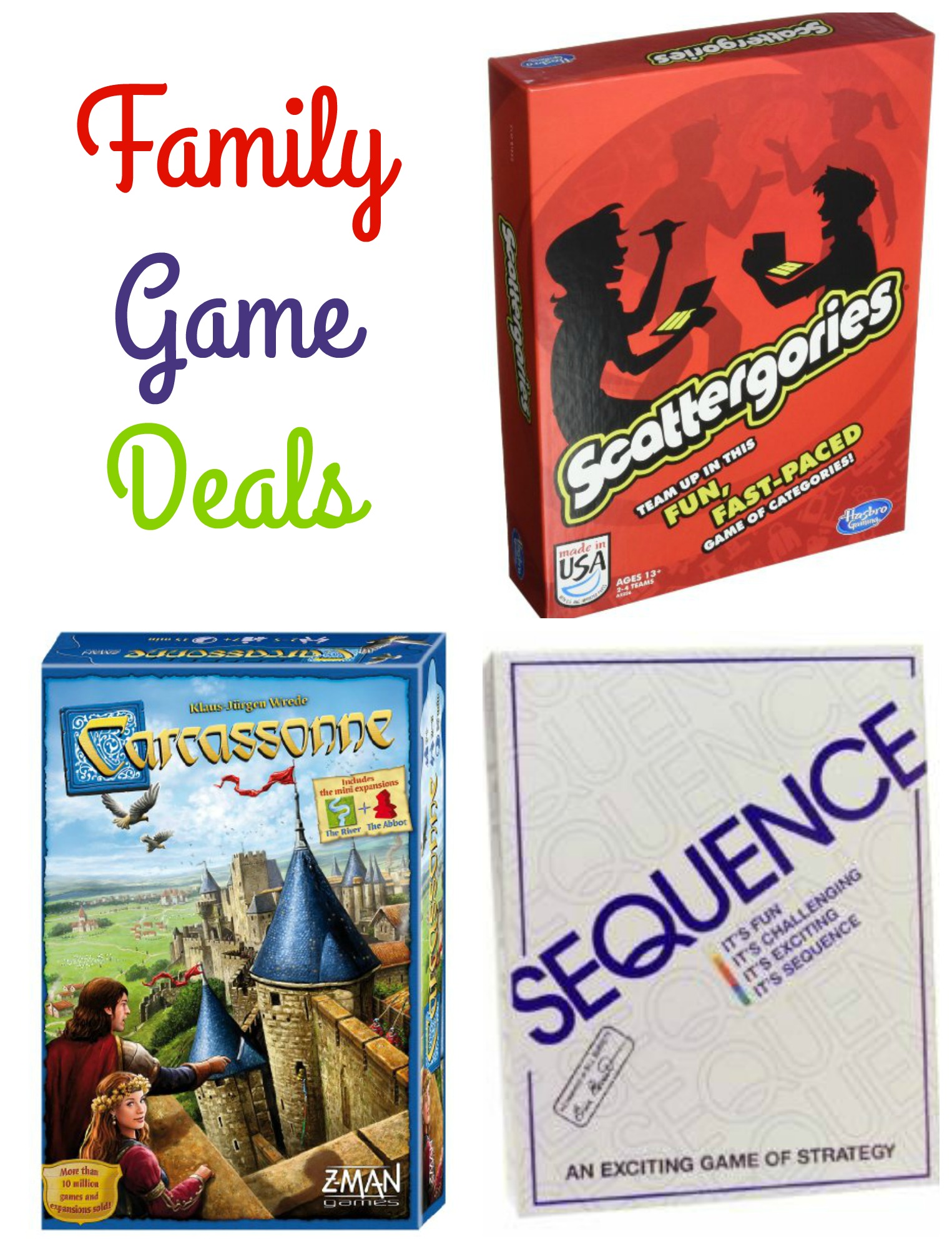 Family Game Deals - 25% Off or More!