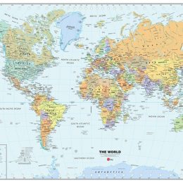 Peel & Stick World Dry-Erase Map w/ Marker Only $8.54! (Reg. $16)